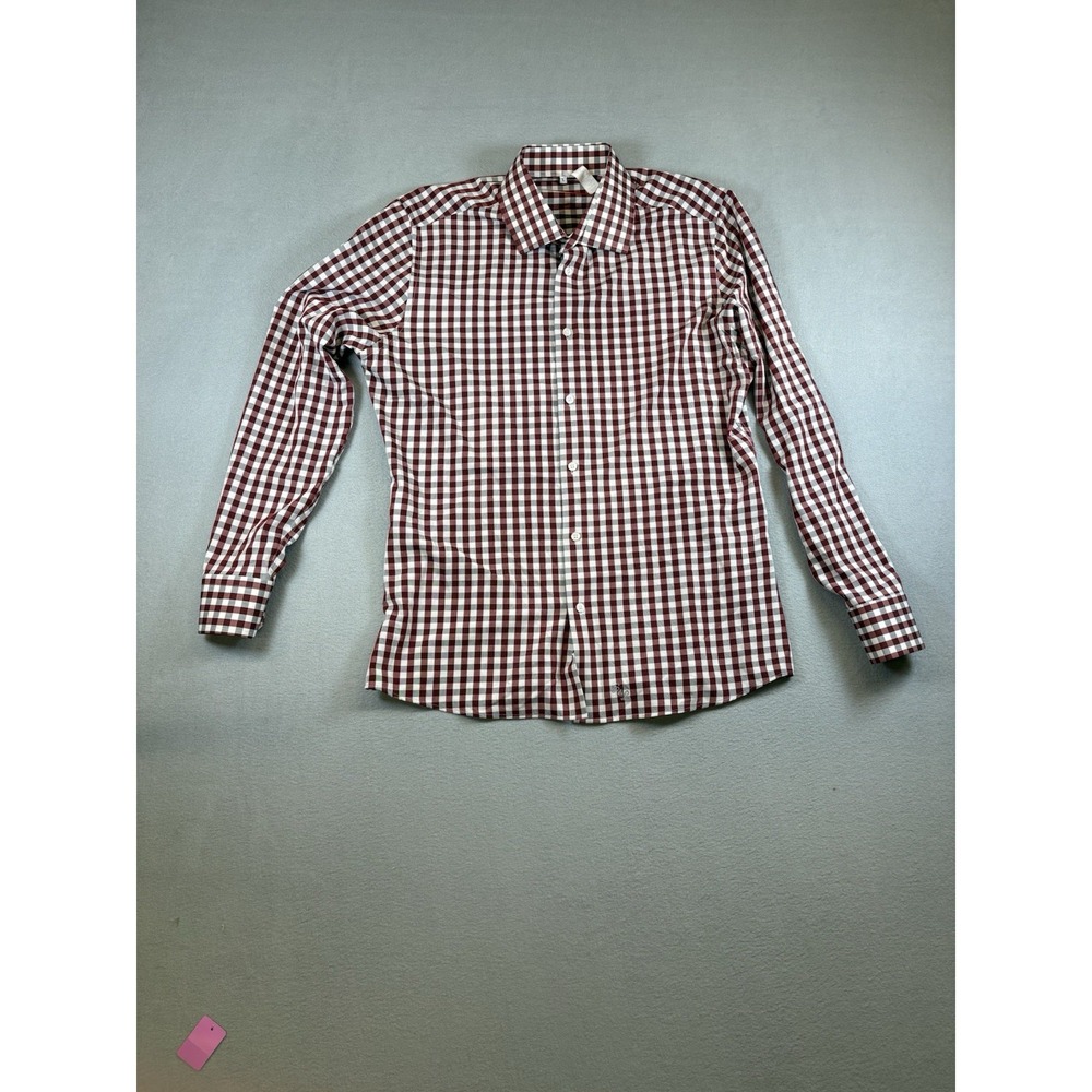 State And Liberty S&L Men's Large Button Front Shirt Plaid Long Sleeve